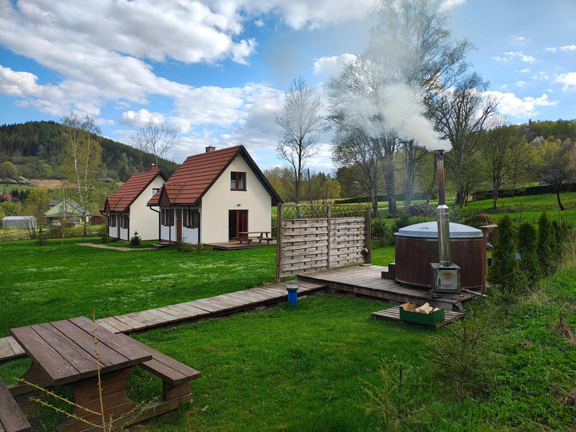 Bieszczadzkie Brzegi Apartment Ustrzyki Dolne Bagian luar foto
